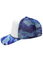Load image into Gallery viewer, Camouflage Five Panel Foam Trucker Hat