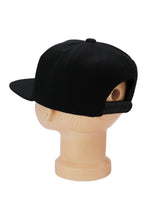 Load image into Gallery viewer, Kids Solid Twill Snap Back Flat Bill Cap