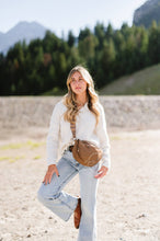 Load image into Gallery viewer, Margot Moon Belt Bag - Mocha RTS