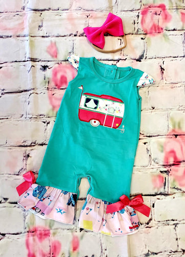 Girl's Camper Romper