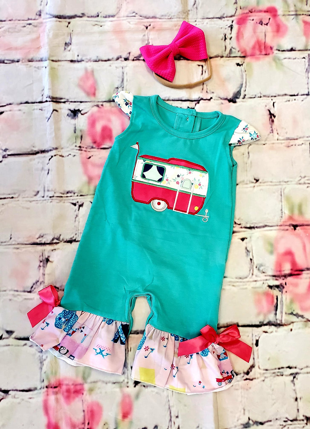 Girl's Camper Romper