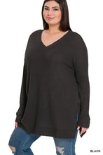 Load image into Gallery viewer, V-Neck Waffle Top