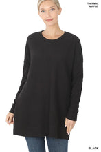 Load image into Gallery viewer, LS Waffle Top round neck 57