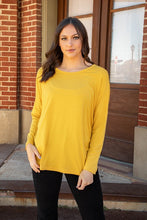 Load image into Gallery viewer, Mustard Dolman Cinched top