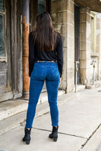 Load image into Gallery viewer, Teal Mid Rise Corduroy Pants