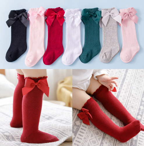 Knee High socks with Bows