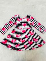 Striped Heart Dress