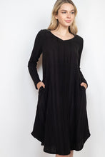 Load image into Gallery viewer, Ribbed Round Hem Dresses