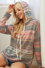 Load image into Gallery viewer, Multi Color striped  Hoodie