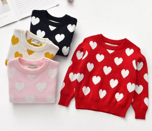 Heart Sweaters kids