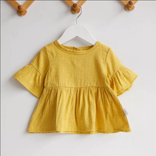 Load image into Gallery viewer, Linen Bell Sleeve Top