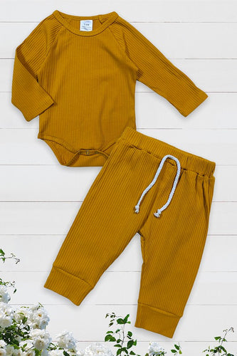 Mustard 2pc Jogger Set