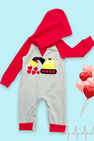 Boy's love machine romper