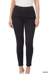 Black High-Rise Skinny Pants