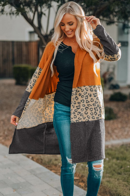 Rust/Leopard/Gray Cardi 68