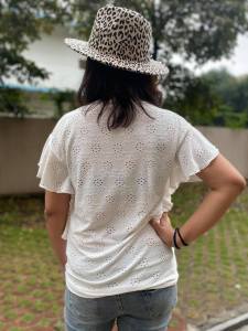 Eyelet Ruffle Top 59