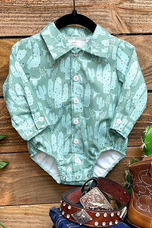 Blue Cactus and cow horn button up onesie (32)