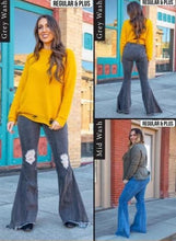 Load image into Gallery viewer, L&amp;B Adult Elastic Waist Bell Bottoms
