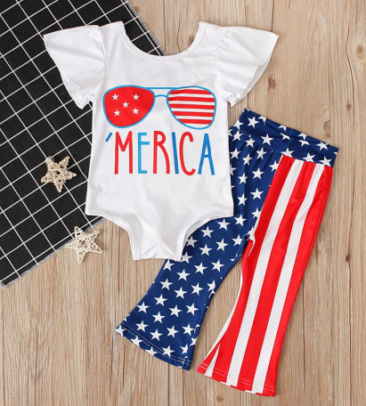 'Merica Flag Bell Set