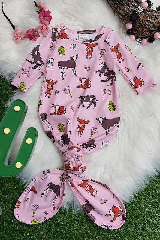 Pink Cow Gown