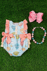 Hot Air Balloon Flutter Romper