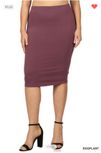 Load image into Gallery viewer, Heavy Ponte  skirt 34 inch