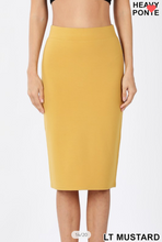 Load image into Gallery viewer, Heavy Ponte  skirt 34 inch