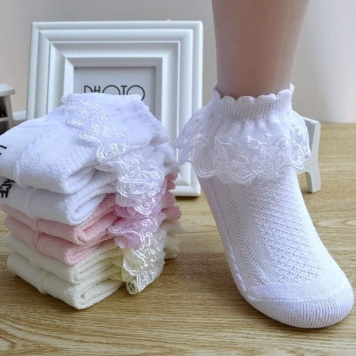 Girls lace socks