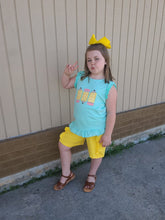 Load image into Gallery viewer, Mint/yellow pencil 2pc