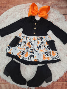 Boo Halloween Dress