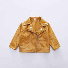 Load image into Gallery viewer, Kids Leather Jackets
