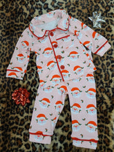 Load image into Gallery viewer, Sibling Matching Santa Pjs/Gown/one piece