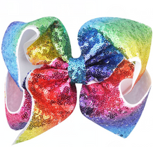 Load image into Gallery viewer, 8 inch sequin bow