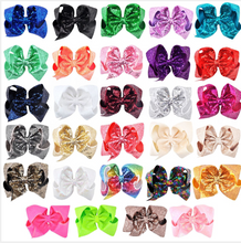 Load image into Gallery viewer, 8 inch sequin bow