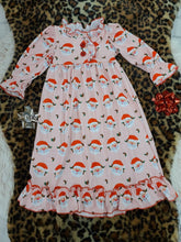 Load image into Gallery viewer, Sibling Matching Santa Pjs/Gown/one piece