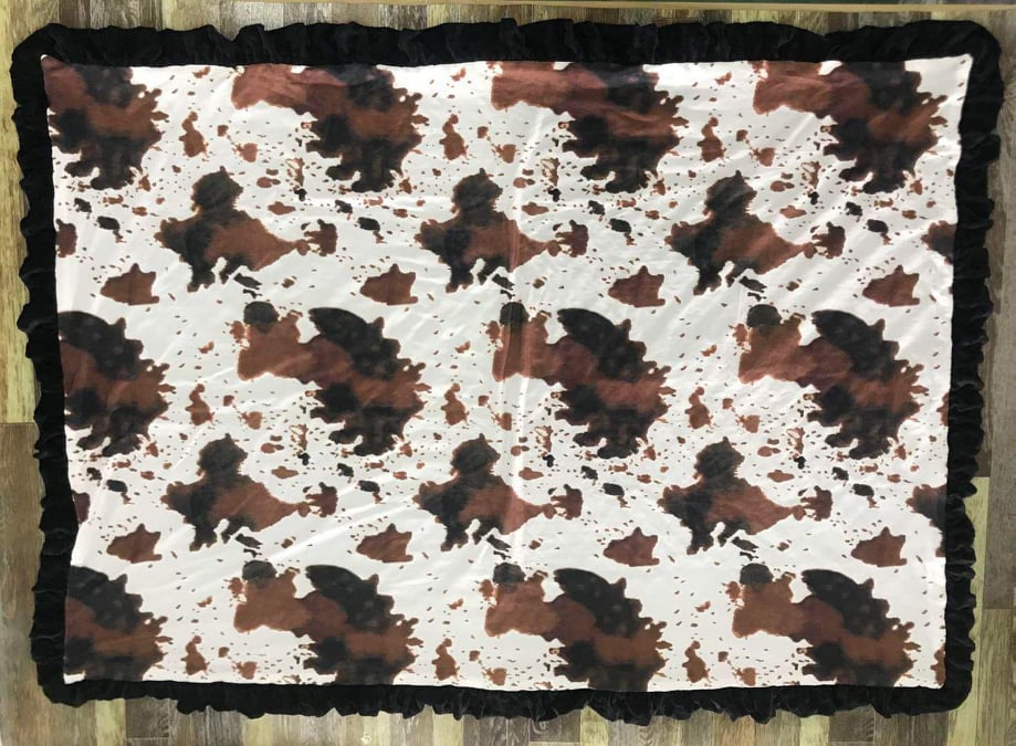 Brown Cow Blanket