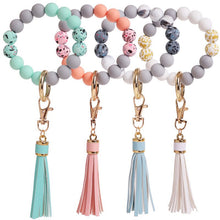 Load image into Gallery viewer, Beaded Keychains with tassel