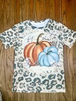 Leopard/Pumpkin Shirt