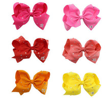 Load image into Gallery viewer, 8 Ich Rhinestone Bows