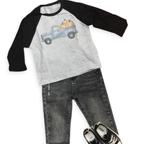 Load image into Gallery viewer, Boys Pumpkin Truck Shirt