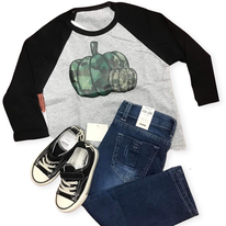 Load image into Gallery viewer, Boys Camo Pumpkin Shirt