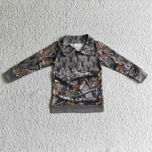 Boys Camo deer Jacket