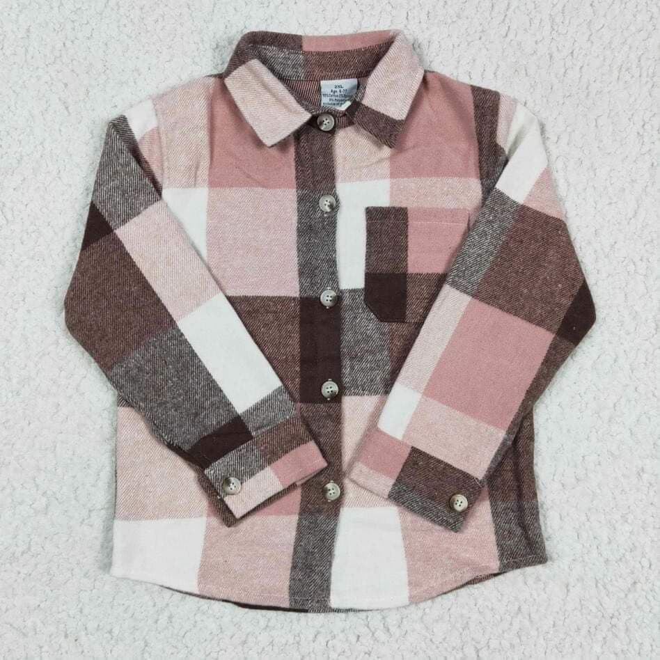 Pink/Burgundy Shacket