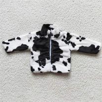 Cow Print Fur Jackets