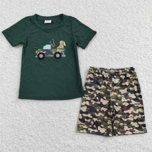 Boys Camo truck hunting 2pc