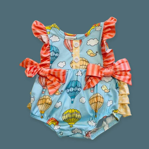 Hot Air Balloon Flutter Romper