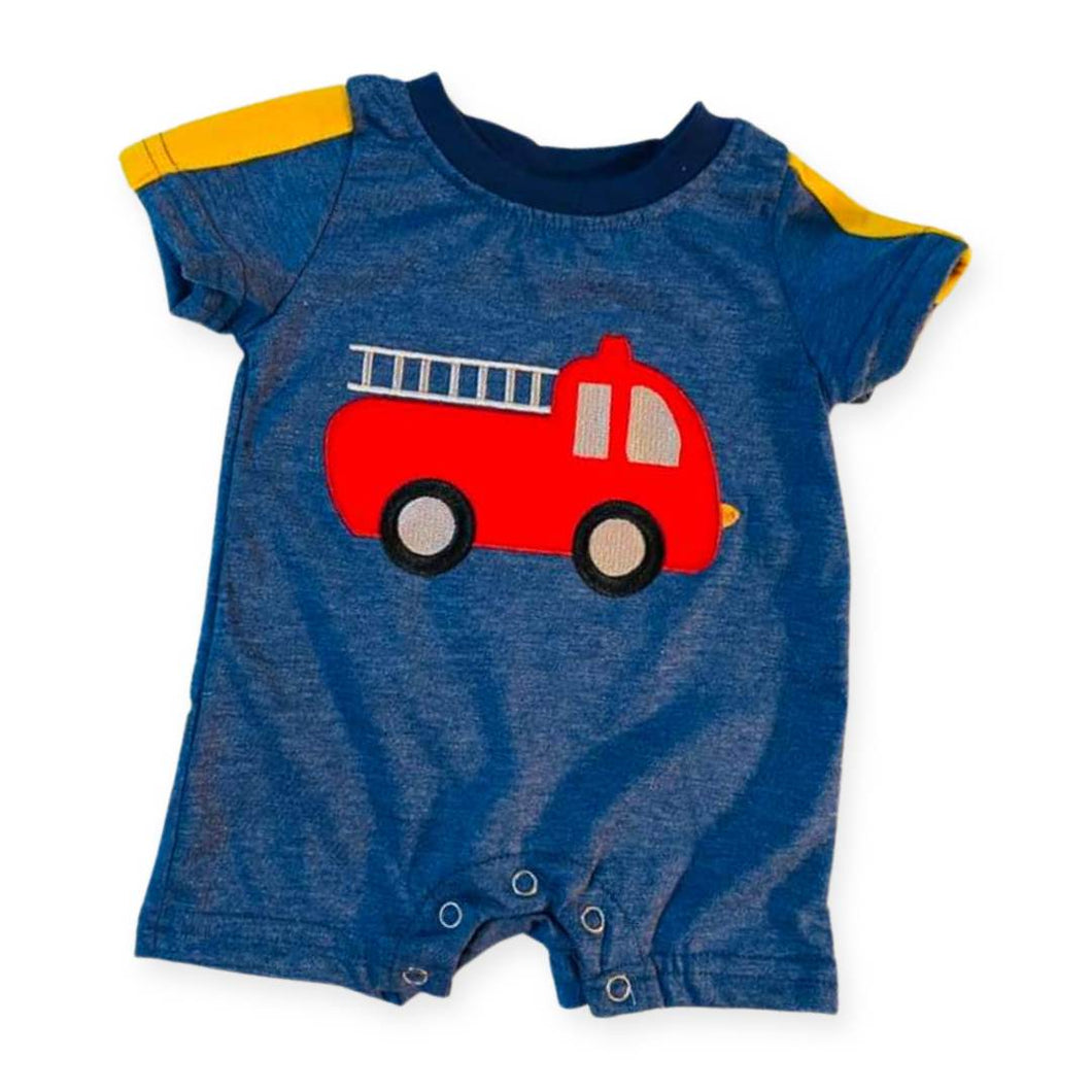 Boy's Firetruck romper