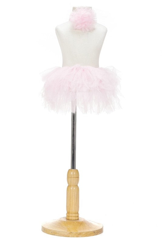 Light Pink Tutu with headband set