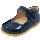 Livie & Luca Shiny Navy Patton Shoe