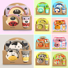 Load image into Gallery viewer, Kids Bamboo Ware Dinner Set